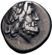 Hemidrachm Antigoneia obverse image