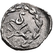Hemidrachm Epidauros, Greece (ancient), 160 BC - 146 BC reverse image