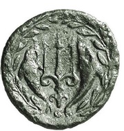 Dichalkon, Greece (ancient), 400 BC - 373 BC reverse image