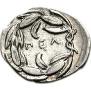 Obol, Greece (ancient), 370 BC - 350 BC reverse image