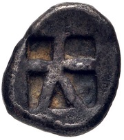 Obol, Greece (ancient), 480 BC - 457 BC reverse image