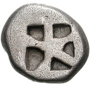 Triobol, Greece (ancient), 510 BC - 490 BC reverse image