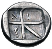 Drachm, Greece (ancient), 350 BC - 338 BC reverse image