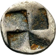 Hemiobol, Greece (ancient), 480 BC - 450 BC reverse image
