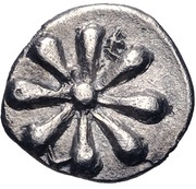 Obol, Greece (ancient), 400 BC - 300 BC reverse image