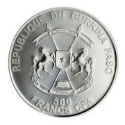 500 Francs CFA Lion obverse image