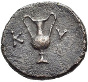 Æ15, Greece (ancient), 100 BC - 1 BC reverse image