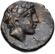 Æ11, Greece (ancient), 400 BC - 300 BC reverse image