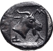 Obol, Greece (ancient), 400 BC - 300 BC reverse image