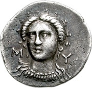 Hemidrachm, Greece (ancient), 400 BC - 300 BC reverse image