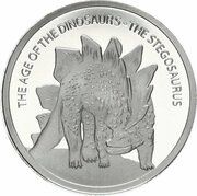 500 Francs CFA Stegosaurus reverse image