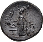 Æ17, Greece (ancient), 200 BC - 1 BC reverse image