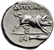 Triobol, Greece (ancient), 225 BC - 170 BC reverse image