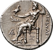 Tetradrachm In the name of Alexander III, Greece (ancient), 239 BC reverse image