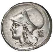 Stater Thyrreion or Leukas, Greece (ancient), 250 BC reverse image