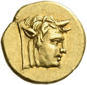 ¼ Stater obverse image