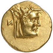 ¼ Stater obverse image