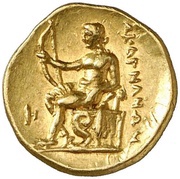 ¼ Stater reverse image