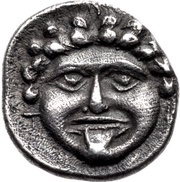 Trihemiobol, Greece (ancient), 400 BC - 375 BC reverse image