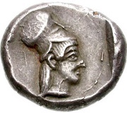 Stater, Greece (ancient), 480 BC reverse image