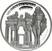 1000 Francs CFA Aphrodite, Burkina Faso, 2015 reverse image