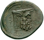 Æ25, Greece (ancient), 219 BC - 211 BC reverse image