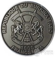 1000 Francs CFA Moses Exodus obverse image