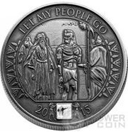1000 Francs CFA Moses Exodus, Burkina Faso, 2015 reverse image