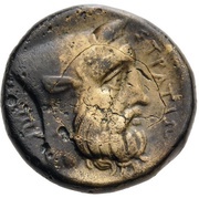 Dichalkon, Greece (ancient), 350 BC - 300 BC reverse image
