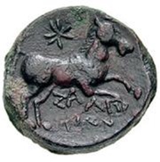 Obol, Greece (ancient), 225 BC - 210 BC reverse image