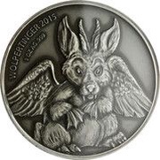 1000 Francs CFA Wolpertinger, Burkina Faso, 2015 reverse image
