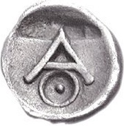 Obol, Greece (ancient), 420 BC - 370 BC reverse image