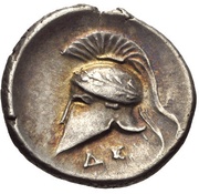 Trihemiobol, Greece (ancient), 270 BC - 250 BC reverse image