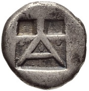 Triobol, Greece (ancient), 500 BC - 470 BC reverse image