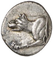 Triobol obverse image