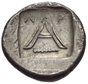 Triobol, Greece (ancient), 330 BC - 270 BC reverse image