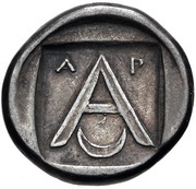 Triobol, Greece (ancient), 330 BC - 270 BC reverse image