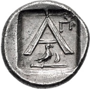 Triobol, Greece (ancient), 270 BC - 250 BC reverse image
