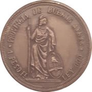 1 Peso Fuerte Pattern obverse image