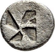 1⁄12 Stater, Greece (ancient), 500 BC - 490 BC reverse image