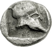 1⁄12 Stater, Greece (ancient), 490 BC - 470 BC reverse image