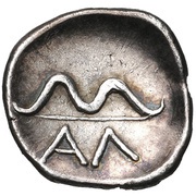 Obol, Greece (ancient), 390 BC - 370 BC reverse image