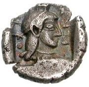 Obol Kleitor, Greece (ancient), 465 BC - 460 BC reverse image