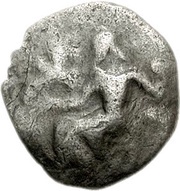 Obol Mantineia obverse image