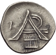 Obol Megalopolis, Greece (ancient), 330 BC - 275 BC reverse image
