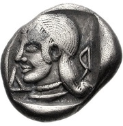 Hemidrachm Kleitor, Greece (ancient), 480 BC - 470 BC reverse image