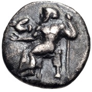 Hemidrachm Kleitor obverse image