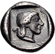 Hemidrachm Kleitor, Greece (ancient), 470 BC - 465 BC reverse image