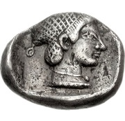 Hemidrachm Mantineia, Greece (ancient), 465 BC - 460 BC reverse image