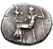 Hemidrachm Kleitor obverse image